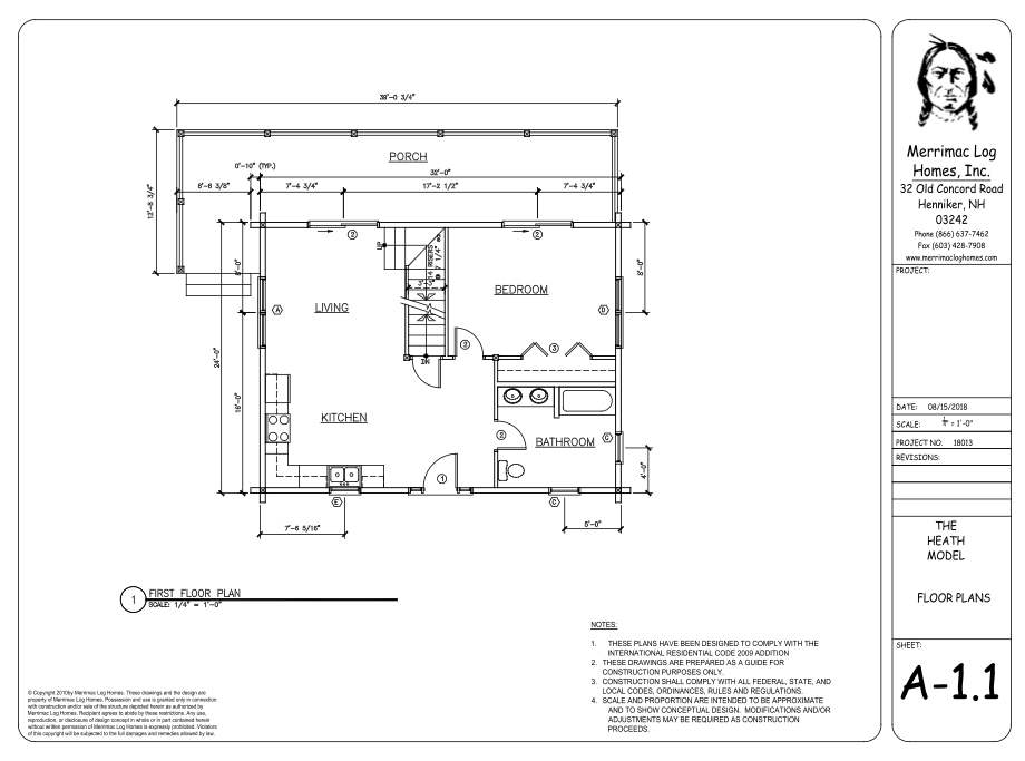 Heath First Floor Plan